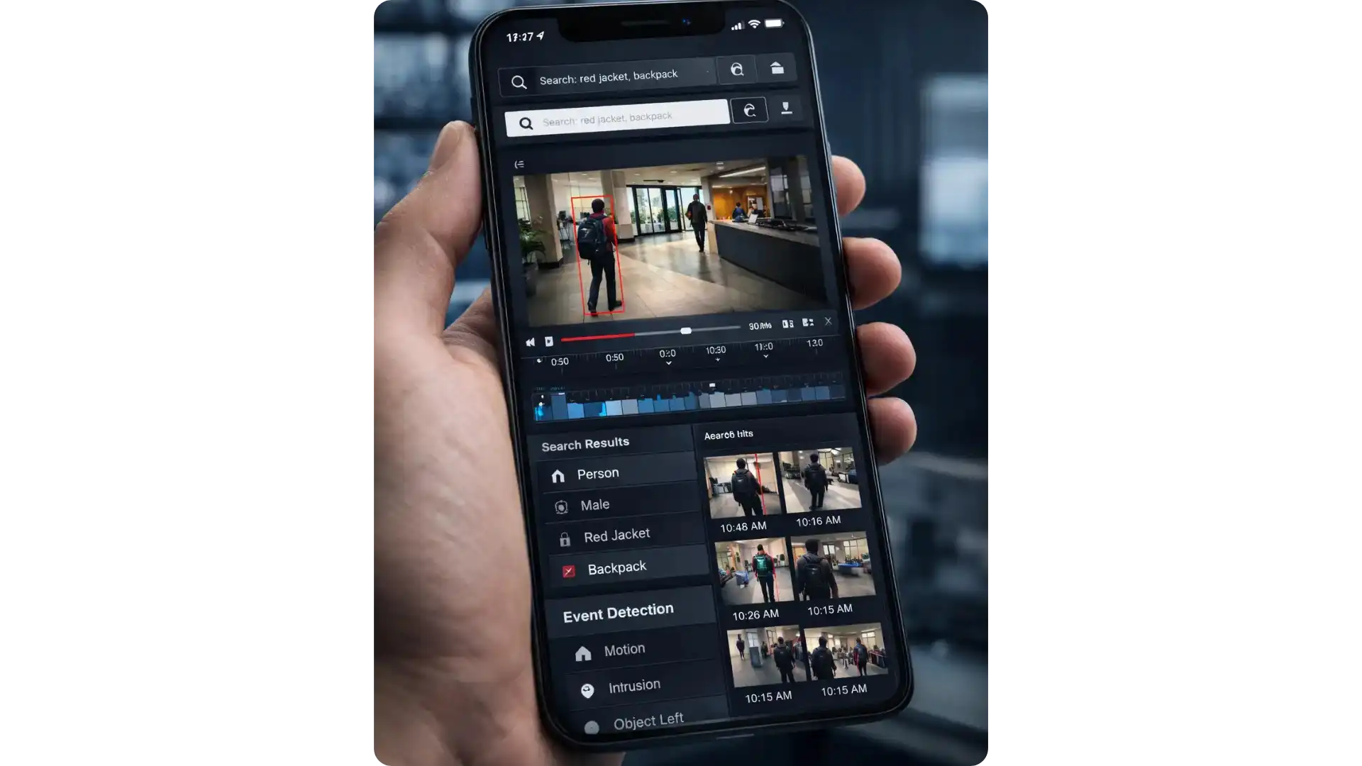 Application de vidéosurveillance sur téléphone